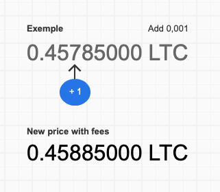 add fees coinpayment
