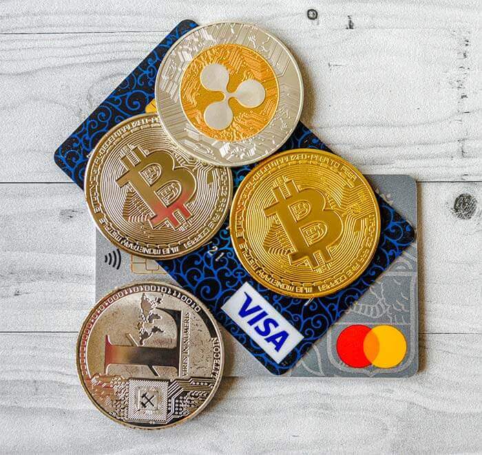 تأشيرة بيتكوين crypto bitcoin للبطاقة المصرفية