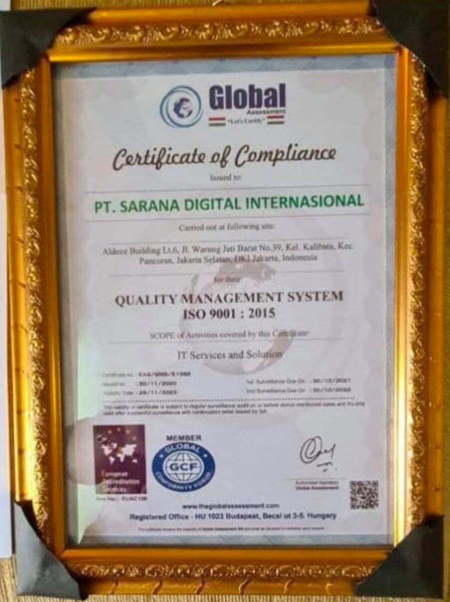 certificate compliance autotrade gold