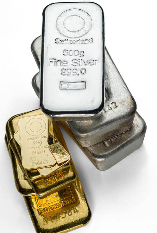 استثمار سبائك الذهب والفضة