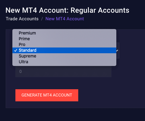 regular account mt4 autotrade