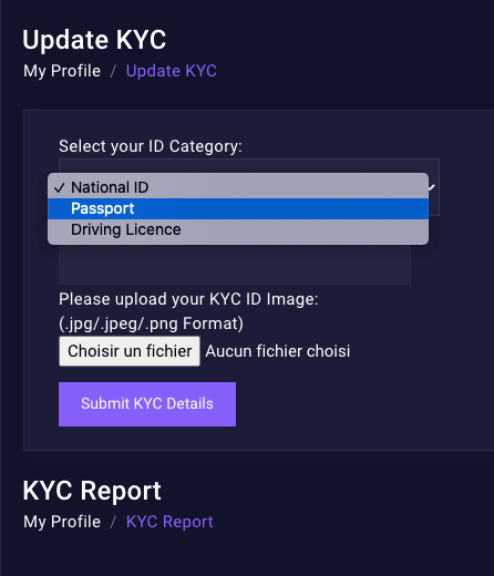 update kyc pantherahannel atg 5