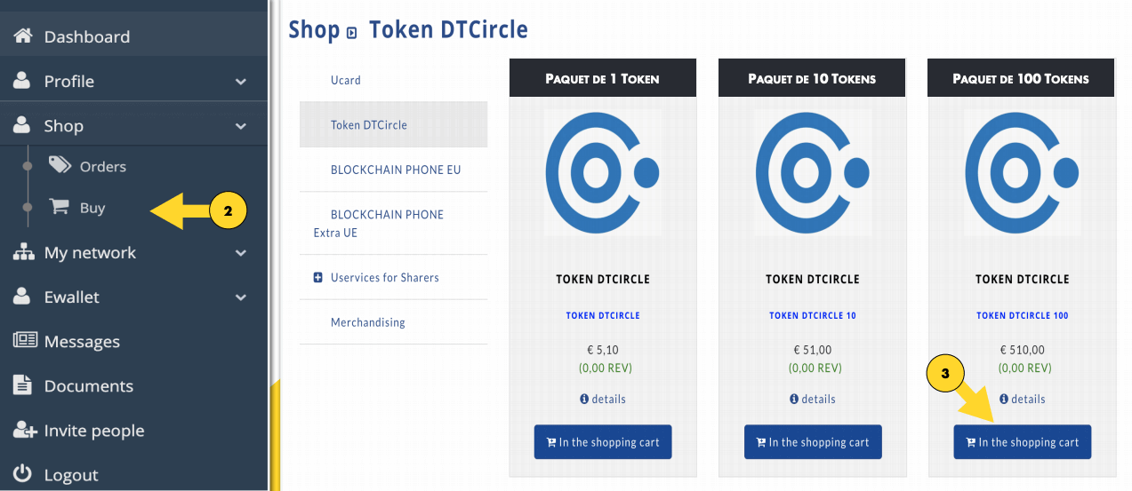 DTcircle CT circle Ushare